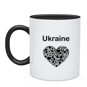 Чашка Ukraine - серце (голограма)