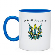 Чашка "Ukraine" со стилизованным тризубом