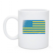 Чашка "Український прапор США"