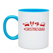 Чашка на Новый Год "#christmassqoad"