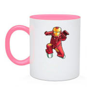 Чашка с Железным человеком Lego