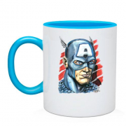 Чашка с Капитаном Америка old