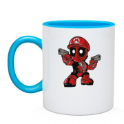 Чашка с Марио-Дедпулом