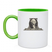 Чашка с Вашингтоном (Один доллар)