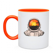 Чашка с космонавтом "Отражение"