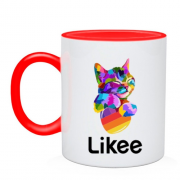 Чашка з котиком "Likee"