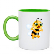 Чашка з маленькою бджолою