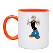 Чашка с моряком Папаем