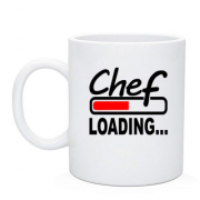 Чашка з написом "chef" шеф-кухар