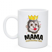 Чашка з мавпою Мама хранителька вогнища
