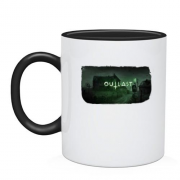 Чашка с обложкой игры Outlast 2