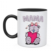 Чашка з плюшевим ведмедиком "мама"