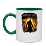 Чашка с постером игры Deus Ex