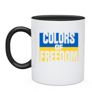 Чашка з принтом COLORS OF FREEDOM