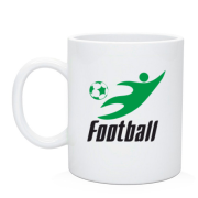 Чашка з принтом "Мій футбол"