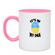 Чашка с принтом "it's in my DNA"