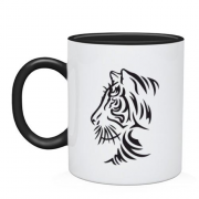 Чашка с силуэтом тигра (Н)