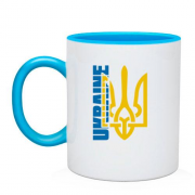 Чашка с тризубом "Ukraine"