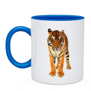 Чашка з здивованим тигром