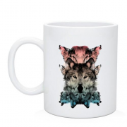 Чашка з вовками - арт