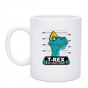 Чашка з ув'язненим динозавром
