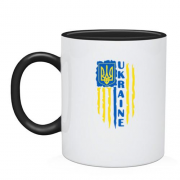 Чашка зі стилізованим прапором України