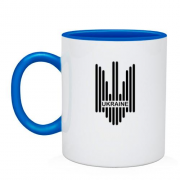 Чашка зі стилізованим гербом Ukraine