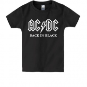 Дитяча футболка AC/DC Black in Black