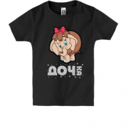 Детская футболка Дочка мамонтенок