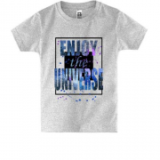 Детская футболка Enjoy the universe