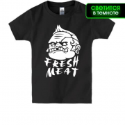 Детская футболка Fresh meat (glow)