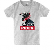 Детская футболка I'm a dirty rider