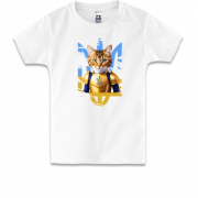 Детская футболка Котик ВСУ
