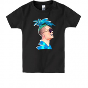Детская футболка Morgenstern with blue dreadlocks