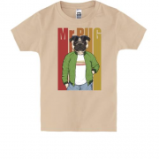 Детская футболка Mr Pug