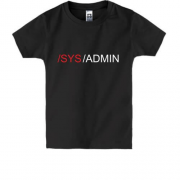 Дитяча футболка SYS ADMIN