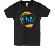 Детская футболка Ukraine (кольцо из колосков)