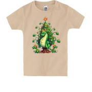 Дитяча футболка Ялинка з драконів