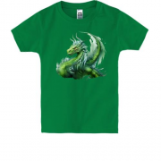 Детская футболка Зеленый дракон АРТ