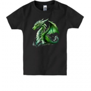Детская футболка Зеленый дракон АРТ (2)