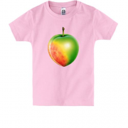 Дитяча футболка зелене яблуко