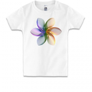 Детская футболка "Абстрактный шестилисник"