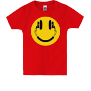 Детская футболка "DJ смайлик"