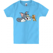Детская футболка "Джерри дразнит Тома"