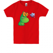 Детская футболка "Жаба и муха"