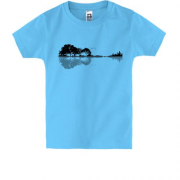 Детская футболка "Гитарный пейзаж"