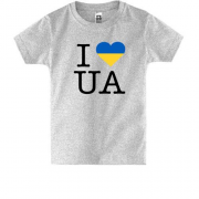 Дитяча футболка "I ♥ UA"