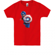 Детская футболка "Капитан Америка" lego