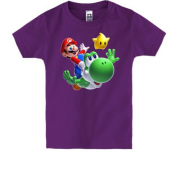 Детская футболка "Марио и Йоши"