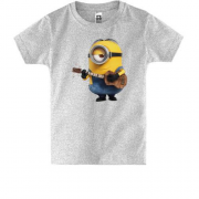 Дитяча футболка "Міньйон з гітарою"